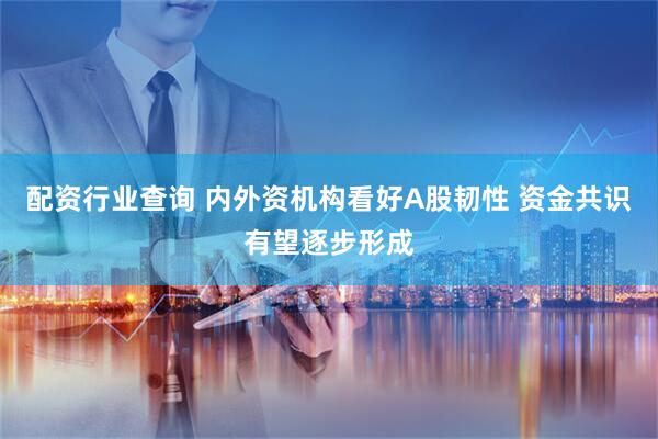 配资行业查询 内外资机构看好A股韧性 资金共识有望逐步形成